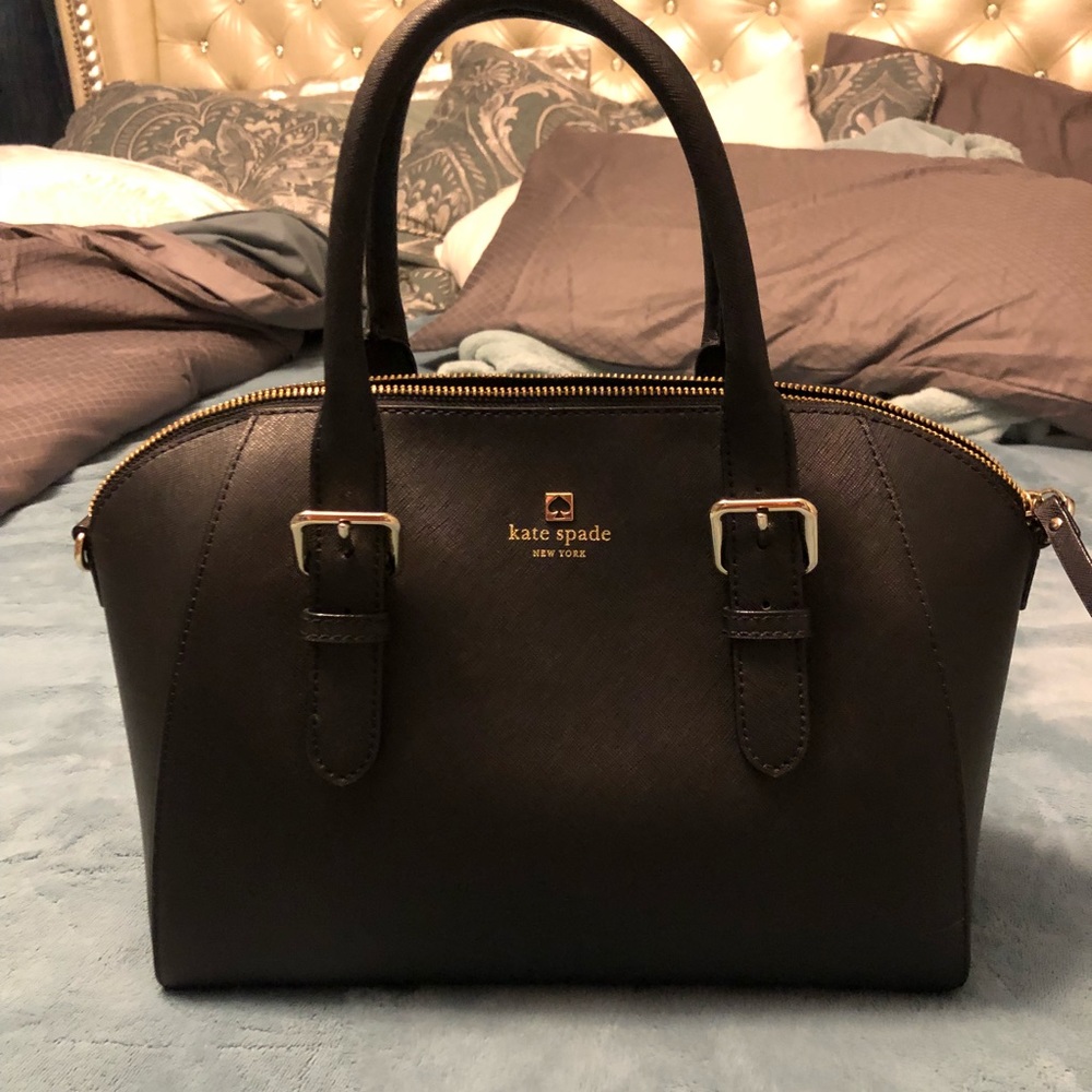 Kate Spade- COVE STREET PIPPA CROSSHATCHED SATCHEL